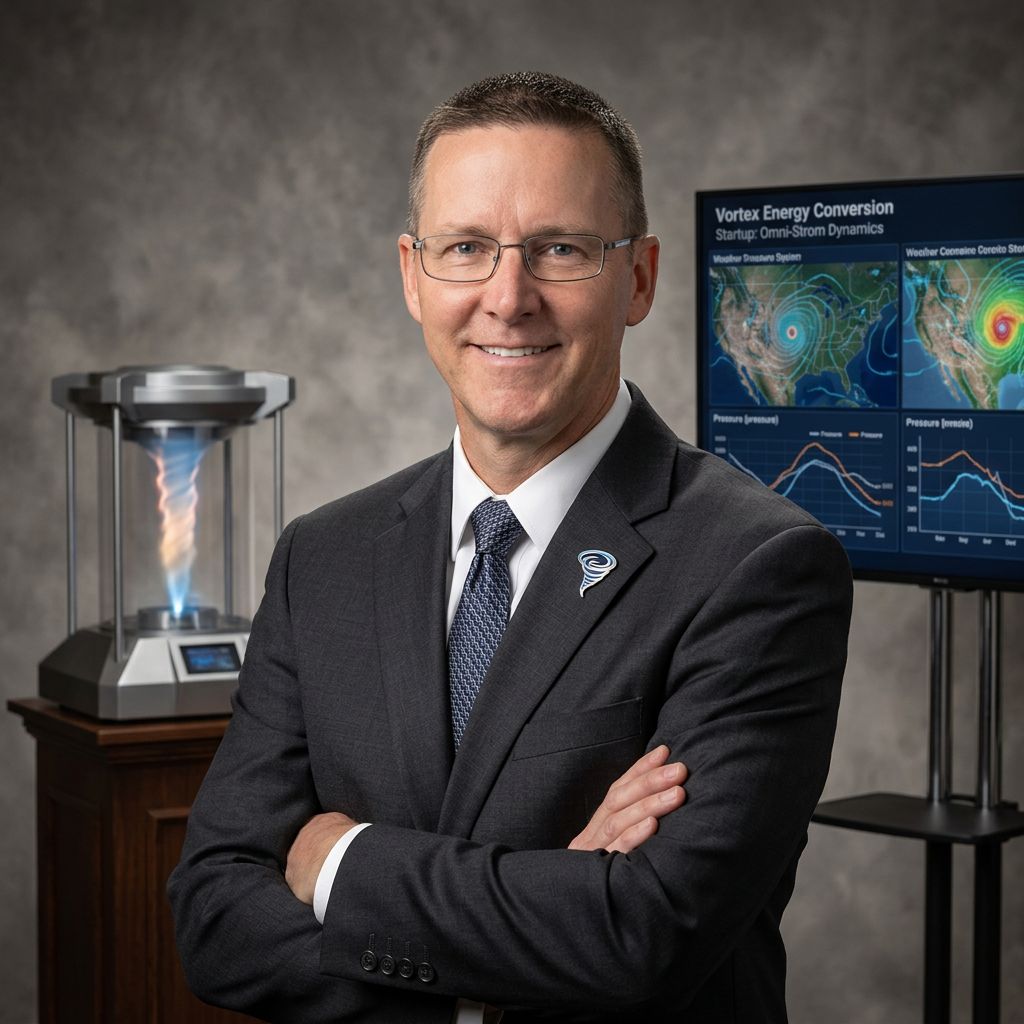 Steve McKay receiving the Kansas Atmospheric Innovation Award